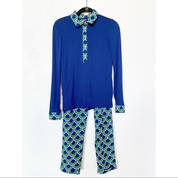 Macbeth Collection By Margaret Josephs Graphic Pant Set Size XS/S - Picture 1 of 8